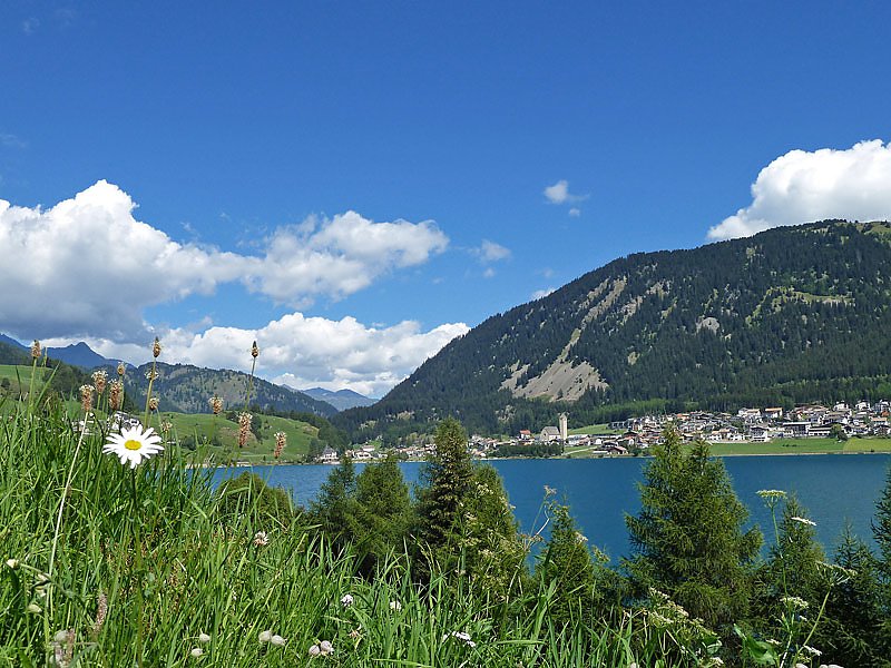 View on the Resia lake