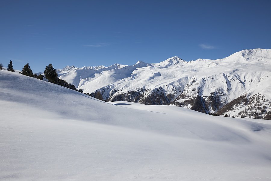 Snow in the montains around Resia Snow in the montains around Resia